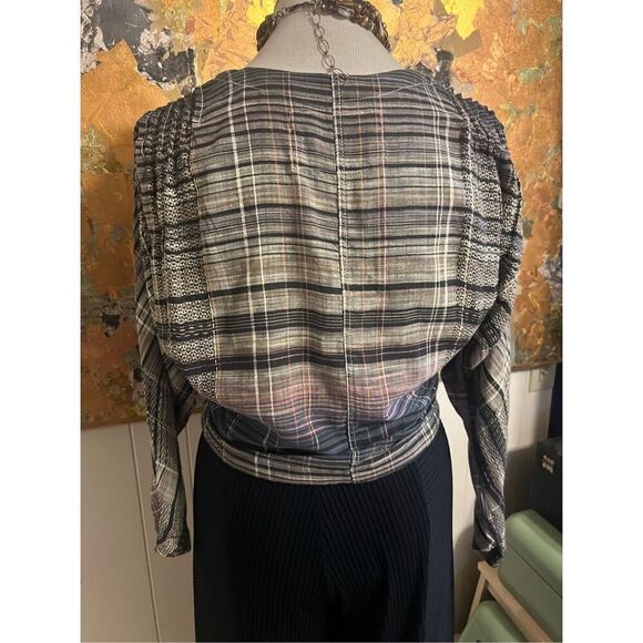 Free people We the Free Maldives Wrap Top in Earthtones size S - Picture 7 of 9